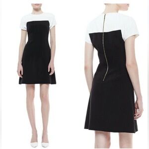 Kate Spade New York Tala A-line Dress Black White Size 4 EUC